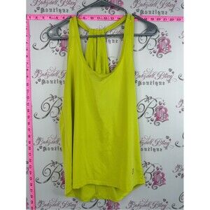 Balance tank top racer back bright lime green Neon Yellow Racerback Tank Top